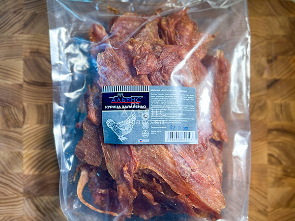 Мясо (АЛЬЯНС) вяленое курица 500гр "С халапеньо" в Орехово-Зуевое