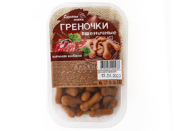 Сурские (ПШЕНИЧНЫЕ) Копченая колбаска (100 гр) в Орехово-Зуевое