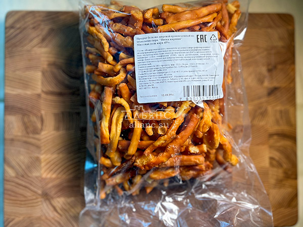 Нитка ЖАРЕНАЯ  Oktobersnack1 кг (сырный продукт) в Орехово-Зуевое