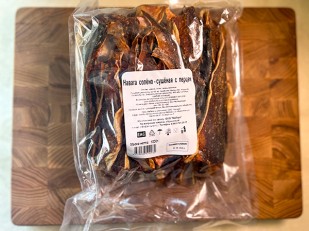 Ресторанные гренки с креветкой: Навага солено-сушеная с перцем (МИЛАРА)