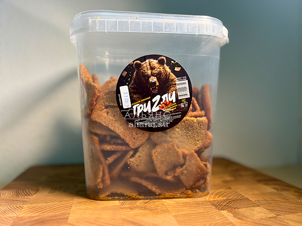 Ведро Ржаные гренки со вкусом Крылышки Барбекю (1 кг) в Орехово-Зуевое