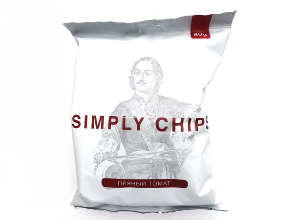Картофельные чипсы "Simple chips" Пряный томат 80 гр. в Орехово-Зуевое